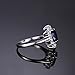 JewelryPalace Created Blue Sapphire Engagement Princess Diana Kate Middleton Ring 925 Sterling Silver