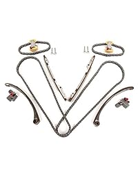 Evergreen TK21239 Kit de cadena de sincronización para Jaguar 98-01 S-Type XK8 XJ8 XKR XJR Lincoln LS 3.9L 4.0L