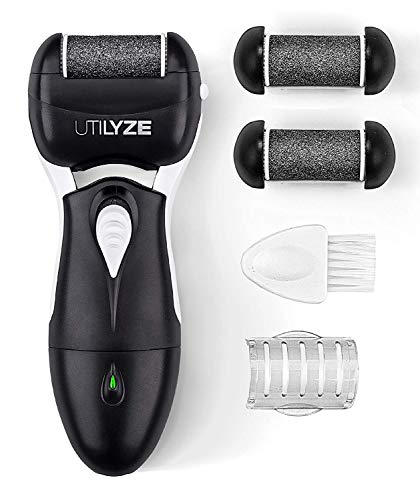 UTILYZE Wet & Dry Refill Rollers for Electronic Foot File Pedicure Electric Callus Remover (Fine Coarse)