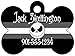 Disney Nightmare Before Christmas Jack Skellington Dog Tag Pet Id Tag Personalized w/ Name & Number