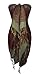 Peach Couture Women's Ravishing Reversible Jacquard Paisley Shawl Wrap Pashmina Cranberry Red Dark Gold