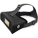 3D VR Headset by Cellet, Wired Virtual Reality Glasses-Universal Compatible for iPhone Xs/Max/Xr/X/8/7/6/5 Samsung Note 9/8/5 Galaxy S9/S8/S7/S6 LG Q7+/Stylo 4/Q Stylus/V35 ThingQ - White