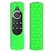Fintie Silicone Case for Fire TV 4K / 2nd Gen Fire TV Stick / Fire TV Cube Voice Remote, Compatible with Echo / Echo Dot Alexa Voice Remote - Honey Comb Series [Anti Slip] Shock Proof Cover, Green