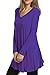 HOTOUCH Women's Flare Hem Tunic and Long Sleeve V-Neck Tunic Tops