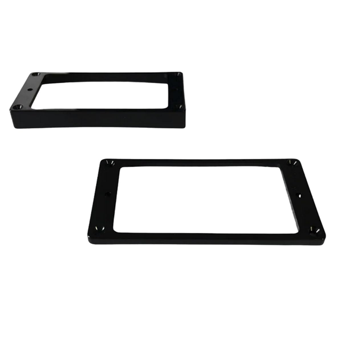 Allparts PC-0743-023 hum bucker frame set for flat cover, black