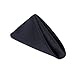 E-Living Store Polyester Cloth Napkins, Commercial Qualit & Heavy Duty for Restaurant, Catering Event, or Home Use (18x18 - Bulk Set of 12) Black
