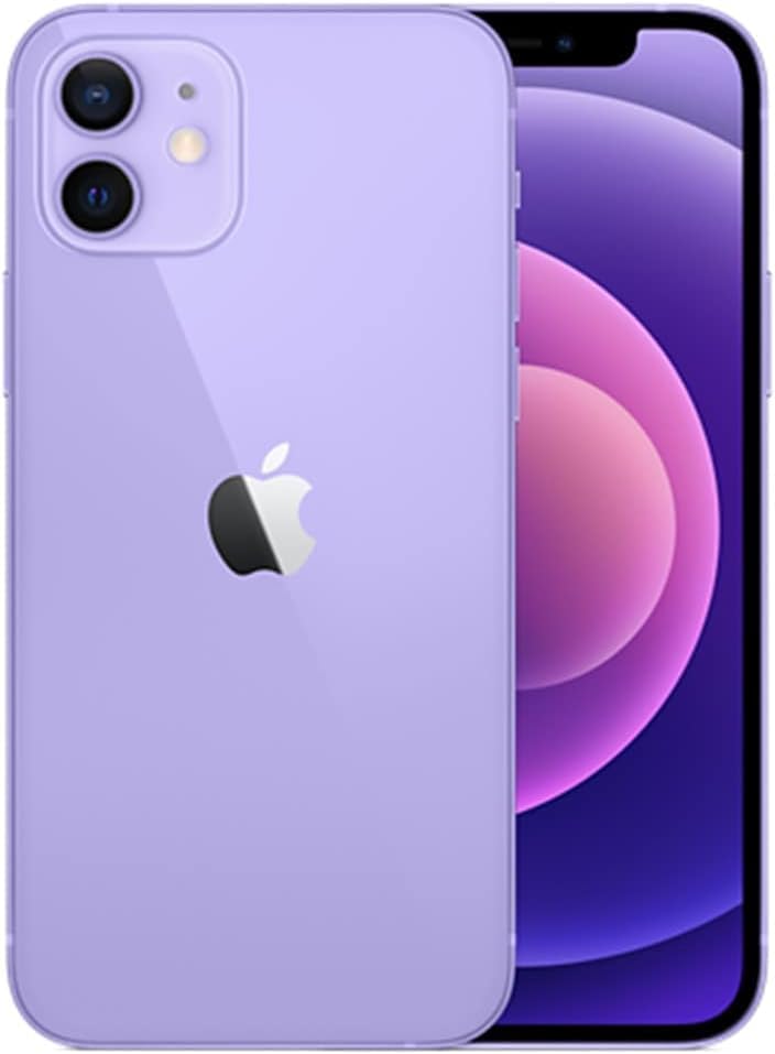 Apple iPhone 12, 128GB, Purple - Unlocked (Renewed Premium)