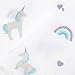 Lulujo Baby 100% Cotton Muslin Swaddle Blanket, 47 x 47-Inches, Rainbows and Unicorns