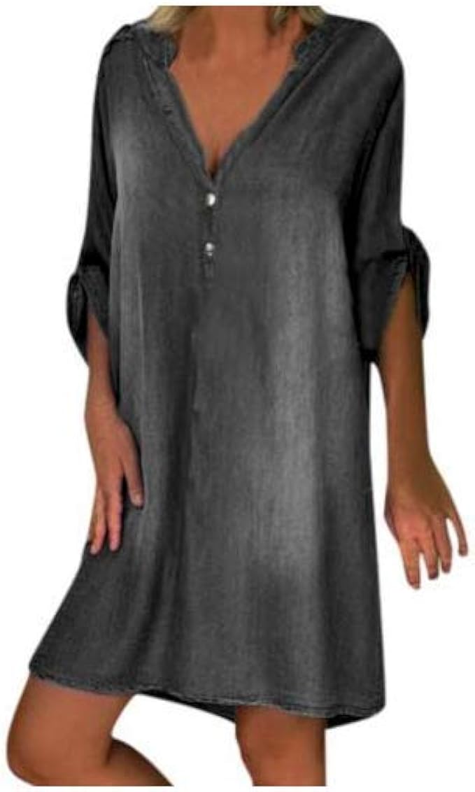 amazon denim dresses