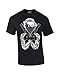 Marilyn Monroe Gangster Guns Tattoo T-Shirt-Black-xxl