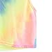 haoricu Women Vest, 2017 Women Fashion Rainbow Print Hooded Crop Sleeveless Short T Shirt Tops (Asian Size:S, Blue)