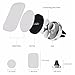 BlitzWolf Car Mount Magnetic Air Vent Phone Holder for iPhone X/8/8 Plus/7/6 Samsung Galaxy S8 Plus/S8/Note 8 Universal Stainless Steel Cell Phone Easy Clip on Mount with Metal Plate(2 Packs)