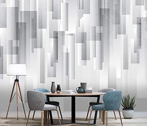 KAHSFA 3D Wallpaper Nordic Style Mural Modern Minimalist Abstract Solid Geometry Wallpaper Living Room Bedroom Sofa TV Background wallpaper-250cmx175cm