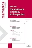 droit civil. les personnes, la famille, les incapacites - 8e edition by 