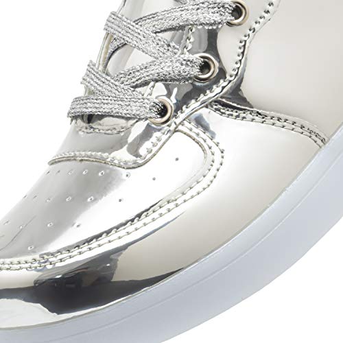 قیمت و خرید Aptesol Kids Youth Led Light Up Sneakers Unisex Boys Girls High Tops Cool Flashing Shoes For Toddler Littler Kid Big Kid ایگرد