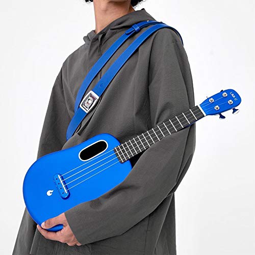 LAVA U Carbon Fiber Ukulele with Effects Concert Travel Ukulele with Case Pick and Charging