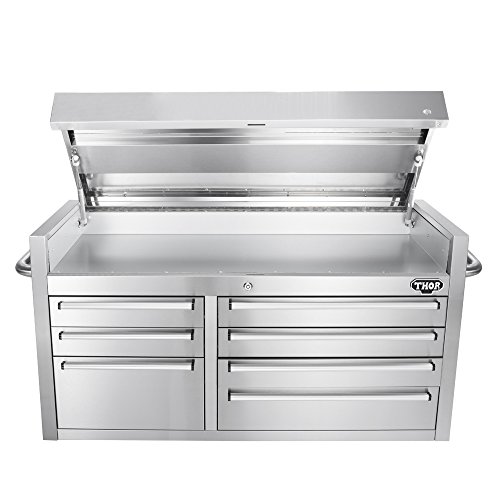 THOR KITCHEN 41 Inch Stainless Steel Tool Chests 7 Drawers Tool Box