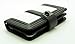 ZZYBIA® Black and White Crossbody/Wristlet Clutch 2 way Coin Zip Mobile Case Wallet Card Holder with Detechable Long Chain For most smartphones up to 6.5