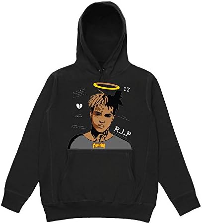 Adult Hoodie Xxxtentacion Trendy Top Hot Cool Rap Sweatshirt (Small)