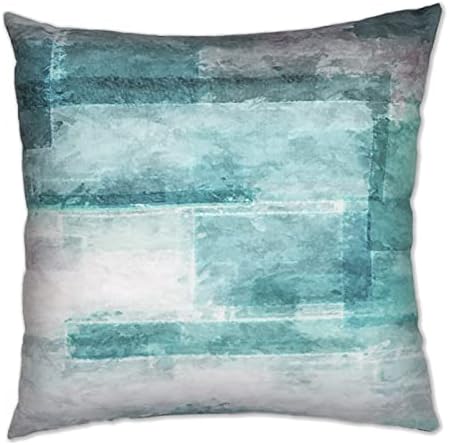 Colorful throw pillow cover featuring unique artwork, priced at $16.99.