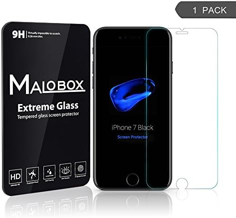 iPhone 7 Screen Protector , 0.26 mm Tempered Glass Screen Protector ,Dilution fingerprint , Prevent crash for Apple iPhone 7 4.7 "(1-Pack)