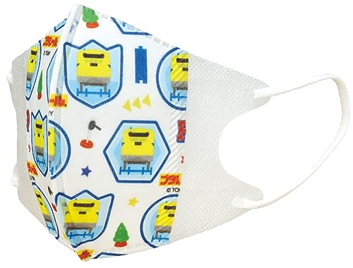 スケーター(Skater) 三層構造 不織布 立体 マスク 子供用 7枚 プラレール 23 MSKS3N-A商品画像