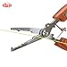 Molure S3 Fishing Pliers Hook Remover Braid Cutters Blue Orange (Orange with Lanyard)