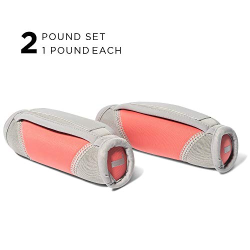 bebe Hand Weights for Walking, Running Jogging, Set of 2 2lb Pair