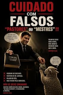 Livro Cuidado com falsos "pastores" ou falsos "mestres" !!!: Ladrões