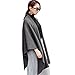 Ysiop Women Knit Wraps Big Size Pashmina Cappa Worm Tippet