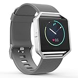 MoKo Fitbit Blaze Band, Soft Silicone Adjustable Replacement Sport Band Strap with Quick Release Pins for Fitbit Blaze Smart Fitness Watch, Wrist Length 5.90