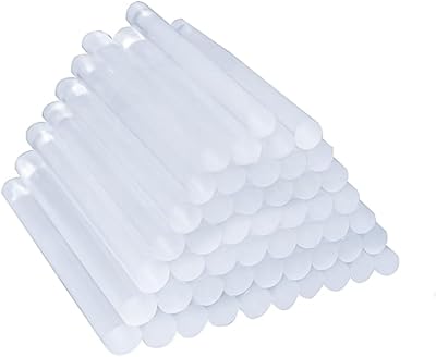 ANSIO 150pcs 7mm x 100mm Hot Glue Sticks for Glue Gun