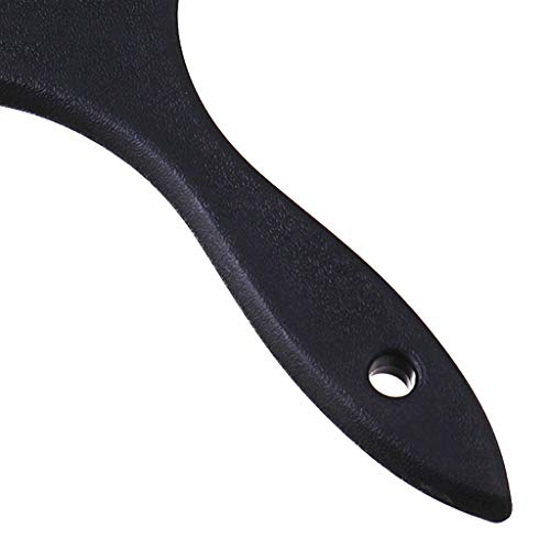 jiumoji Salon Hair Dye Brush Styling Tool Hairdressing Coloring Brush with Portable Handle (-Black, 19x5.5cm)