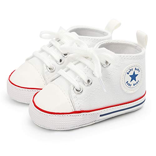 infant beige trainers