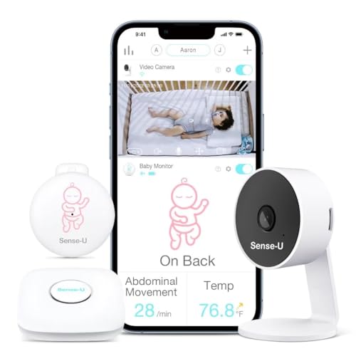 SenseU Smart Baby Monitor 3 Long Range+Camera(FSA/HSA Approved