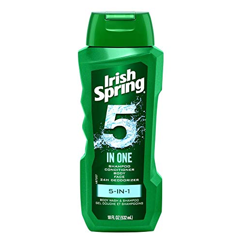 Colgate Pa Irish Spring 5-in-1 Shampoo, Conditioner, Body Wash