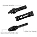 Multi-purpose Flint, Survival & Defense Tool with Fire Starter, Whistle, and Windshield Glass Breaker for Outdoor Camping Hiking Backpackingthumb 1