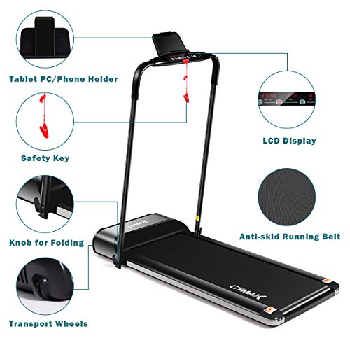 gymax folding treadmill