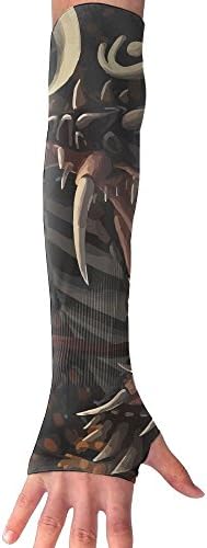 Monster Snake Anti-uv Sun Protection Driving Fingerless Breathable Arm Cover Sleeves Gloves