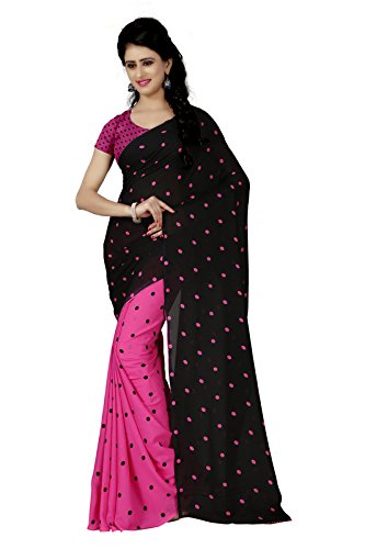 Anand Sarees Georgette Saree with Blouse Piece (1262_1_Multicoloured_Free size)