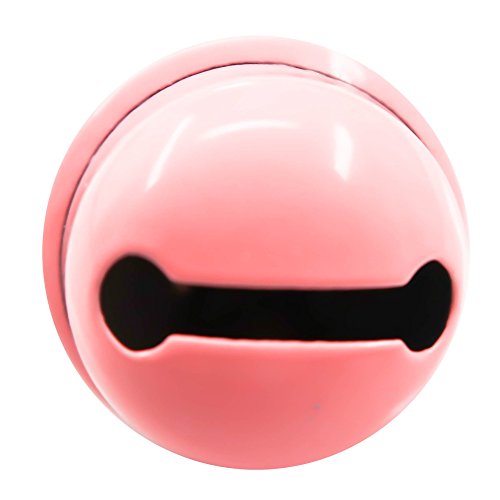 TOAOB 3 pcs Candy Pink Pet Collar Bell Charm Pendant for Dog Cat Collar Decoration and DIY Crafts