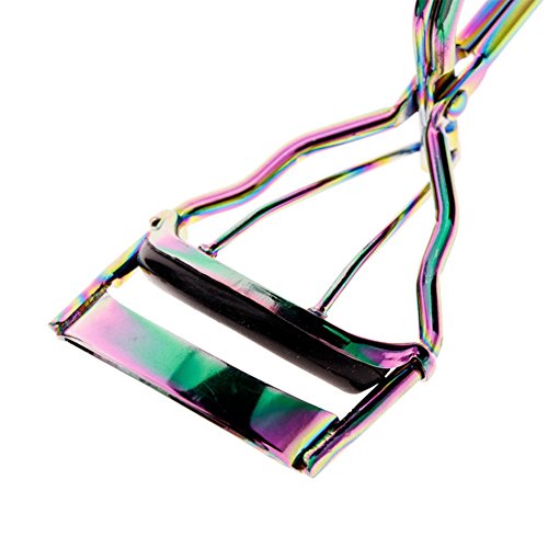 WOKOTO Colourful Eyelash Curler With Silicone Refill Pads Curling Eyelashes Kit With Colourful Scissors And Rose Gold False Eyelashes Applicator Tweezers Set