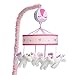 Lambs & Ivy Magic Unicorn White/Pink Musical Baby Crib Mobile Soother Toy