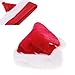 Z-Tala- 2019 Santa Hats for Adults-Velvet Santa Hats with Plush Trim-Comfort Liner Santa Hat-Red -2 Pack