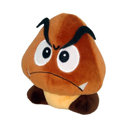 Little buddy official super mario plush - 5" goomb…