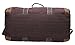 Iblue Waxed Canvas Weekender Bag Leather Travel Duffel Shoulder Tote Large #B007