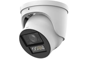 EmpireTech 4MP 1/1.8" CMOS 2.7 mm-12 mm Vari-Focal Lens Smart Dual Lights IP POE Turret Camera,Support Two-Way Talk,IVS,IPC-T