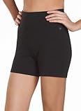 Jockey Women's Bike Short with Wide Waistband, Charcoal, Small