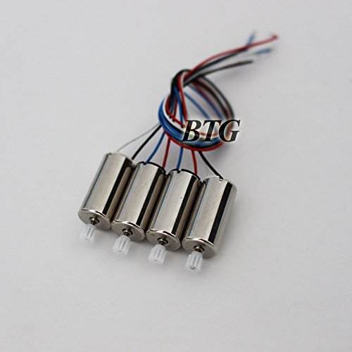 BTG Motor Parts for Syma X5SC X5SW X5HC X5HW RC Quadcopter- Spare Parts: 4 Motor; 4 Gear Set; 4 Motor Base Cover