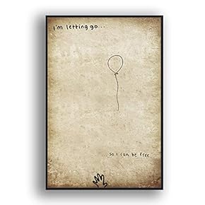 Framed Canvas Wall Art for Living Room, Bedroom Beautiful Quotes Canvas Prints for Modern Home Decoration Ready to Hang - 16"x24" inches